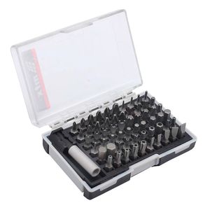 Jogo de Bits com Encaixe 1/4" CRV 61 peças - MTX
