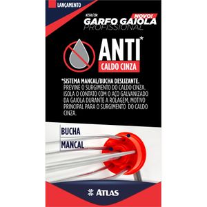 Cabo para Rolo de Lã 23cm Anticaldo - Atlas