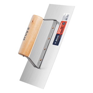 Desempenadeira de Aço com Cabo de Madeira Fechado - Atlas